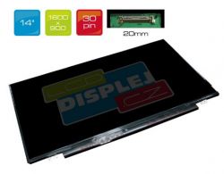 LCD displej display Lenovo ThinkPad T450 20BV003N 14" WXGA++ HD+ 1600x900 LED - matný povrch
