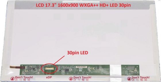 LCD displej display MSI CR72 7ML-028IT 17.3" WXGA++ HD+ 1600x900 LED