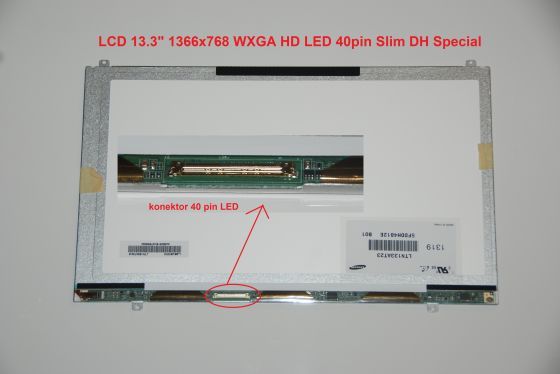 LCD displej display Samsung NP300V3A-A01FR 13.3" WXGA HD 1366x768 LED