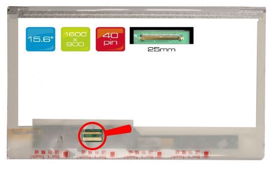 LCD displej display Dell Latitude P15F001 15.6" WXGA++ HD+ 1600x900 LED