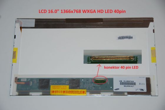 LCD displej display Toshiba Satellite A505-S6033 16" WXGA HD 1366x768 LED